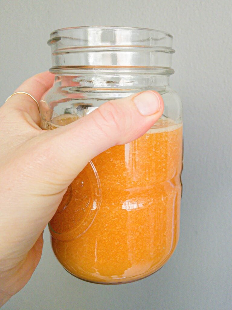 fresh papaya smoothie