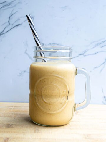 banana peanut butter thick smoothie
