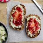 vegan ricotta toast