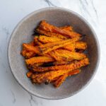 crispy air fryer carrot fries