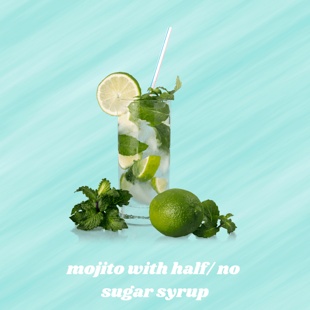 low calorie drink to order at a bar skinny cocktail mojito