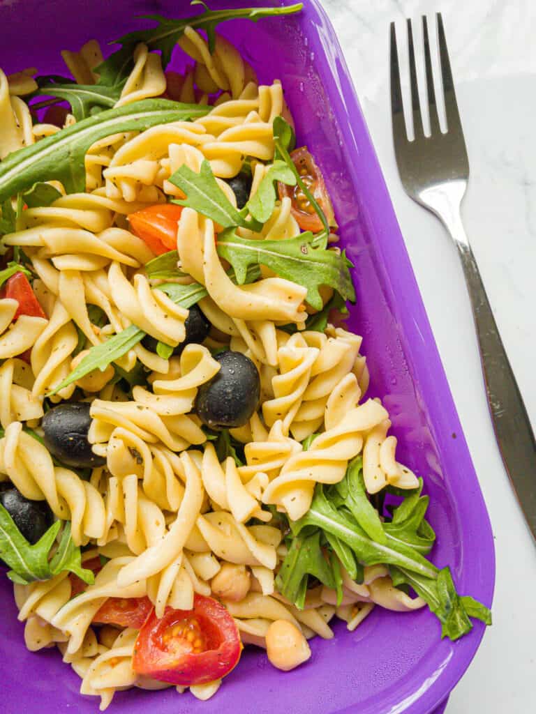 easy meal prep pasta salad