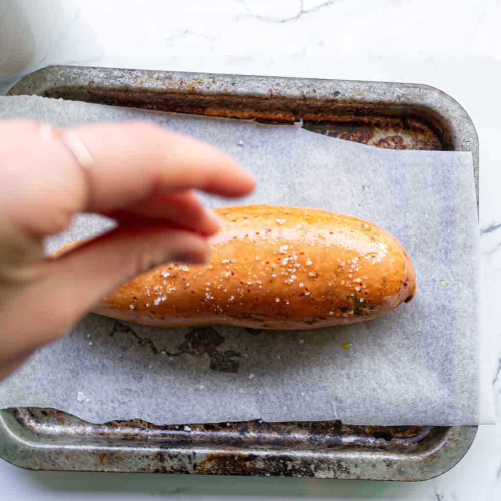 stuffed sweet potato cooked in oven