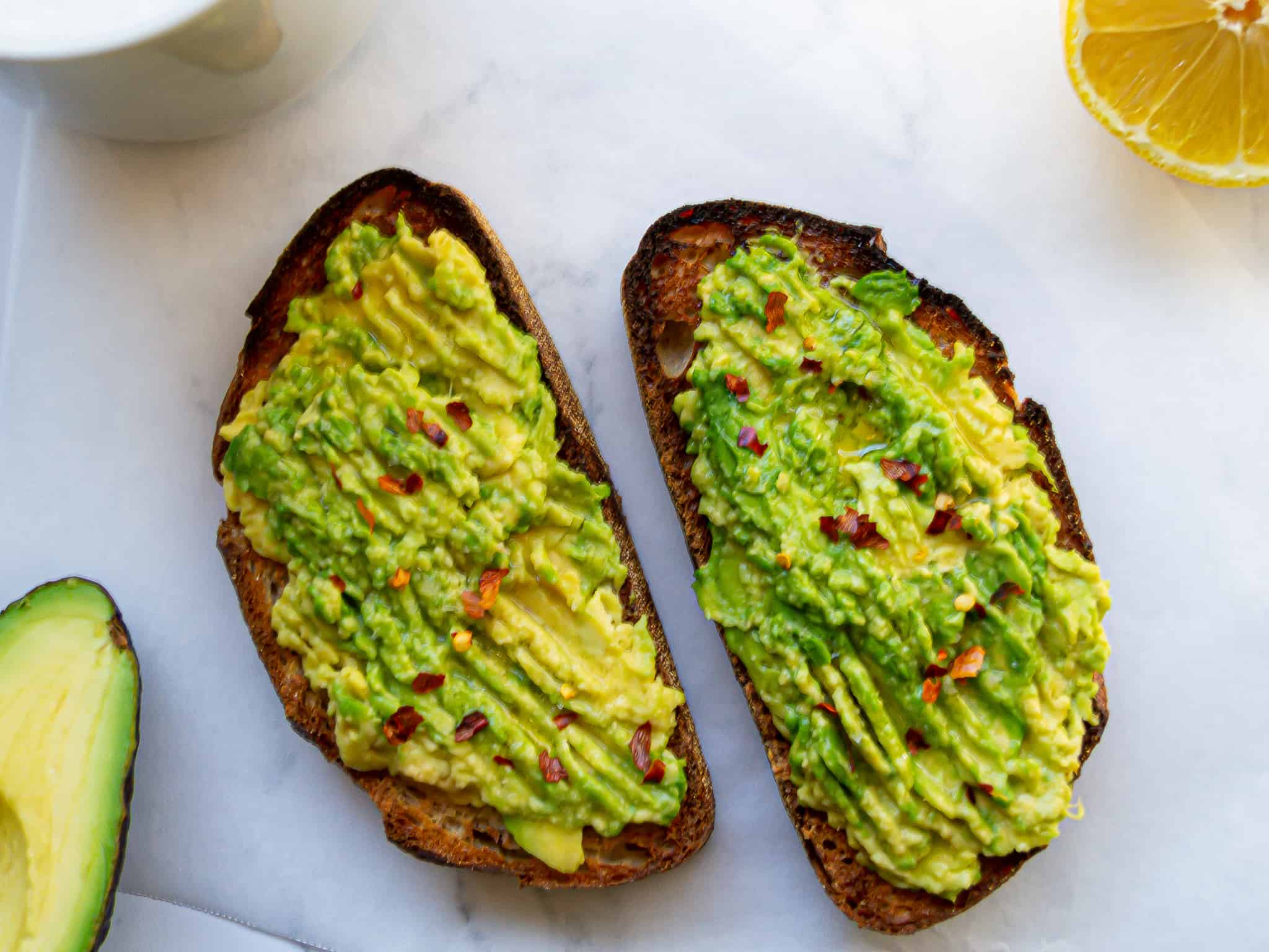 Smashed Avocado Toast  One Pot Chef 