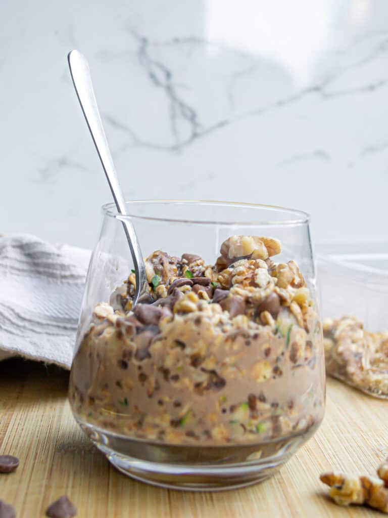 zucchini bread overnight oats