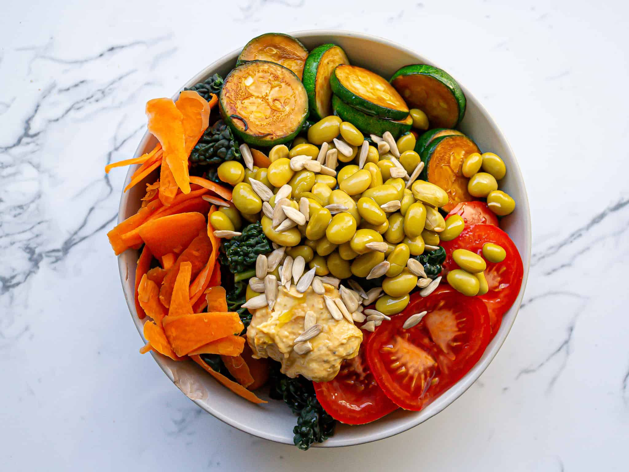 Beautiful Rainbow Nourish Bowl - Simply Fresh Foodie