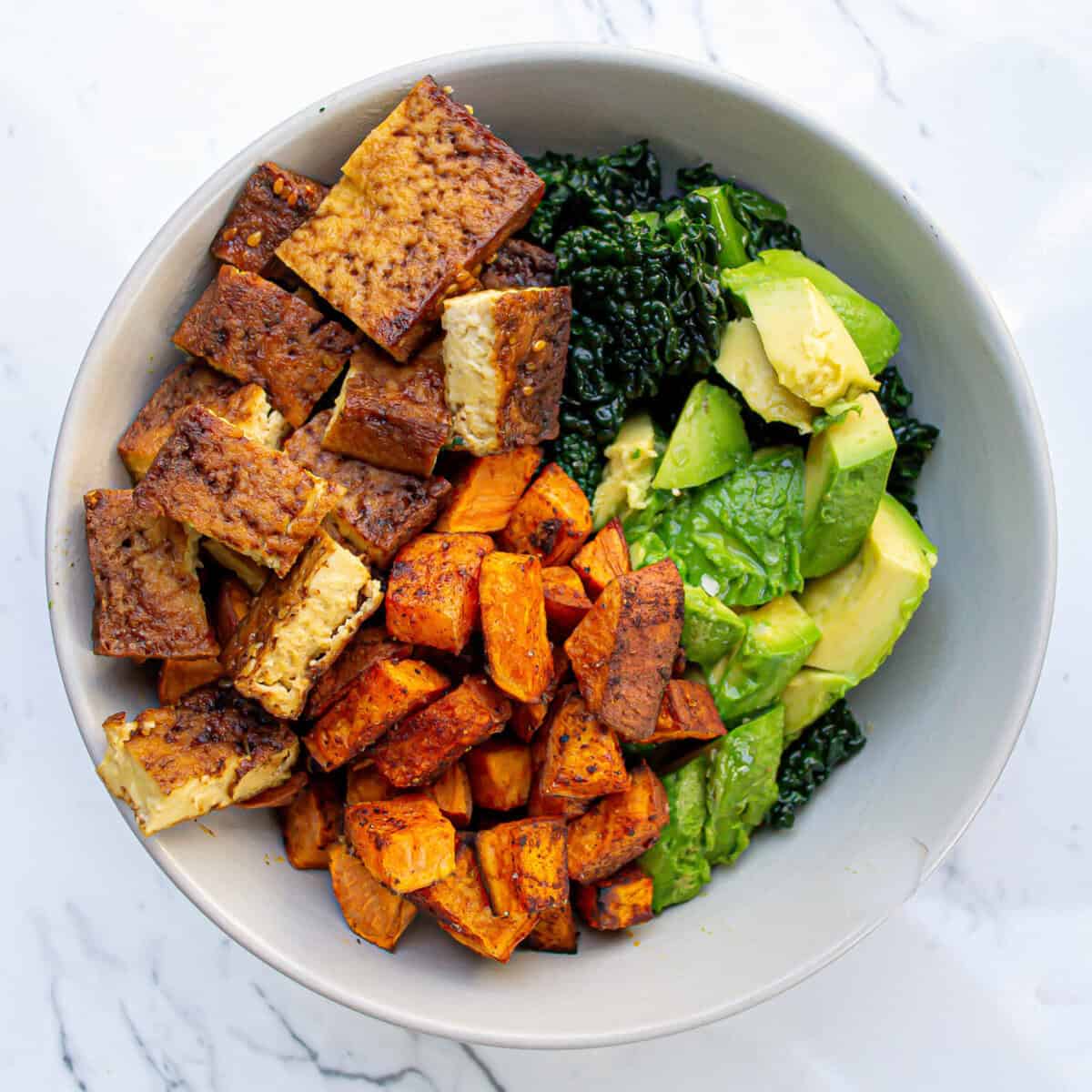 Sweet Potato Tofu Nourish Bowl Simply Fresh Foodie