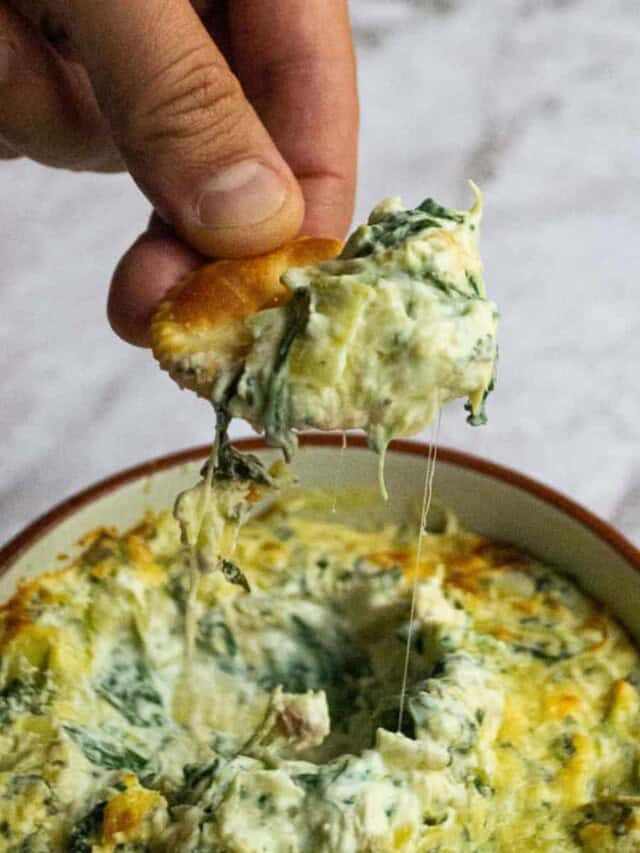 Healthy Spinach Artichoke Dip Simply Fresh Foodie Healthy Spinach Artichoke Dip Simply Fresh Foodie