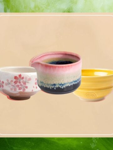 Elegant ceramic bowls showcasing Japanese-inspired glaze effects, perfect for serving tea or small dishes, emphasizing handcrafted aesthetics and colorful designs.